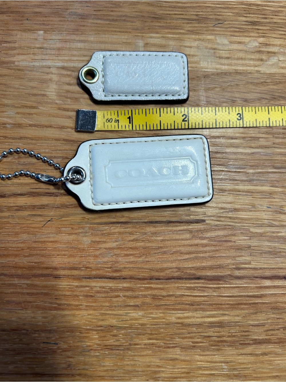 Coach Leather Hang Tag